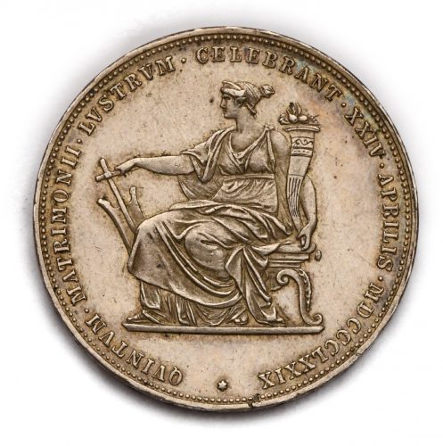 2 Zlatník 1879 – Stříbrná svatba Františka Josefa I. a Alžběty