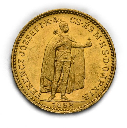 20 Koruna Františka Josefa I. 1898 KB