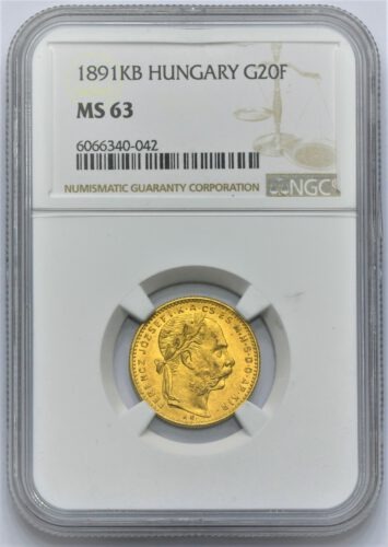 8 Zlatník Františka Josefa I. 1891 KB – Se znakem Fiume