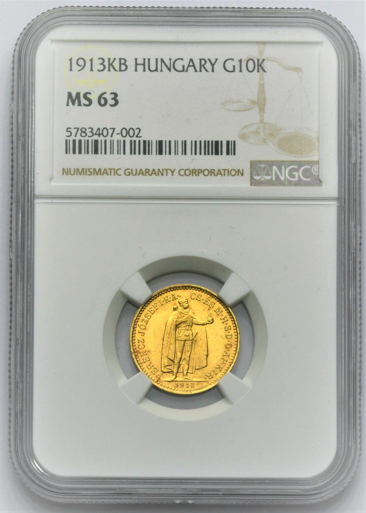 10 Koruna Františka Josefa I. 1913 KB