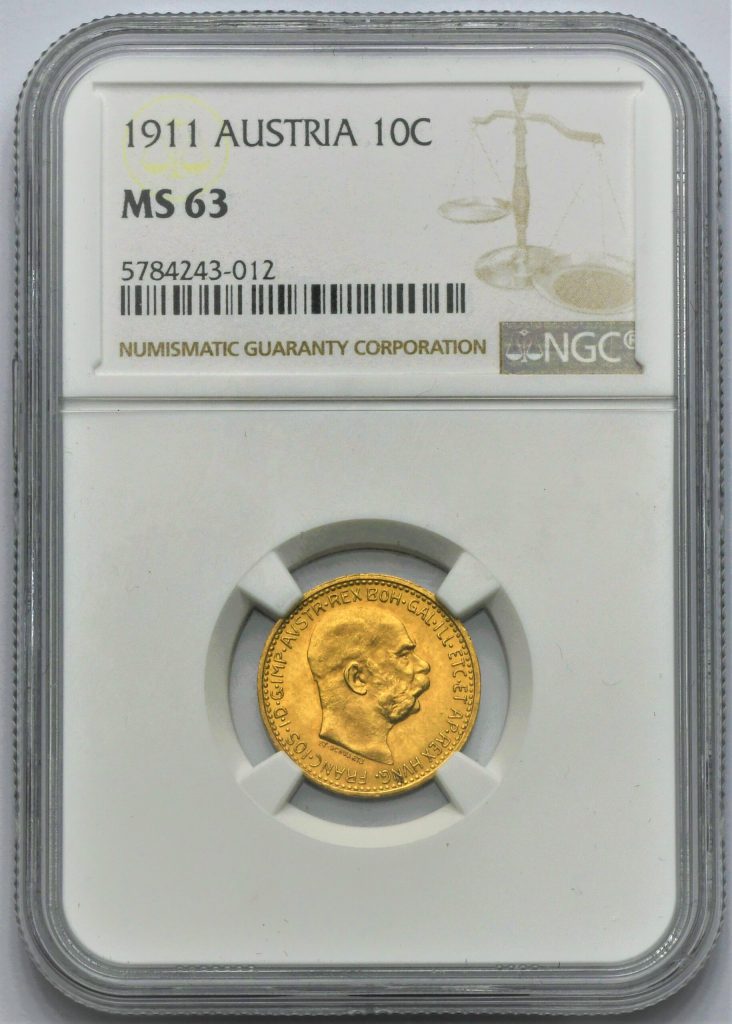 10 Koruna František Josef I. 1911 Schwartz