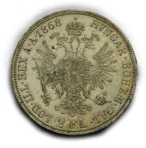 2 Zlatník Františka Josefa I. 1868A