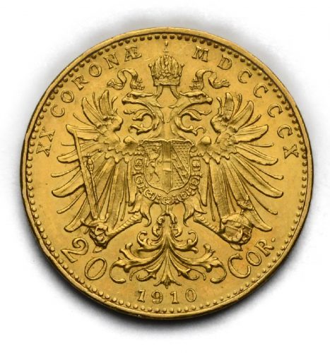 20 Koruna Františka Josefa I. 1910