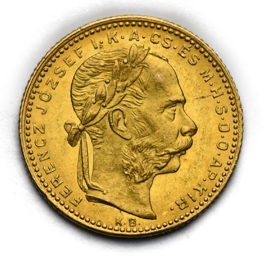 8 Zlatník František Josef I. 1881 KB