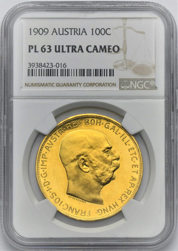 100 Koruna František Josef I. 1909