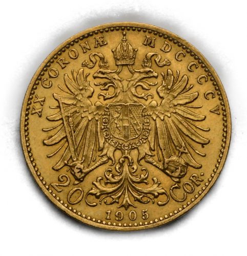 20 Koruna František Josef I. 1905 bz
