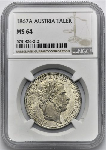 Spolkový Tolar František Josef I. 1867 A