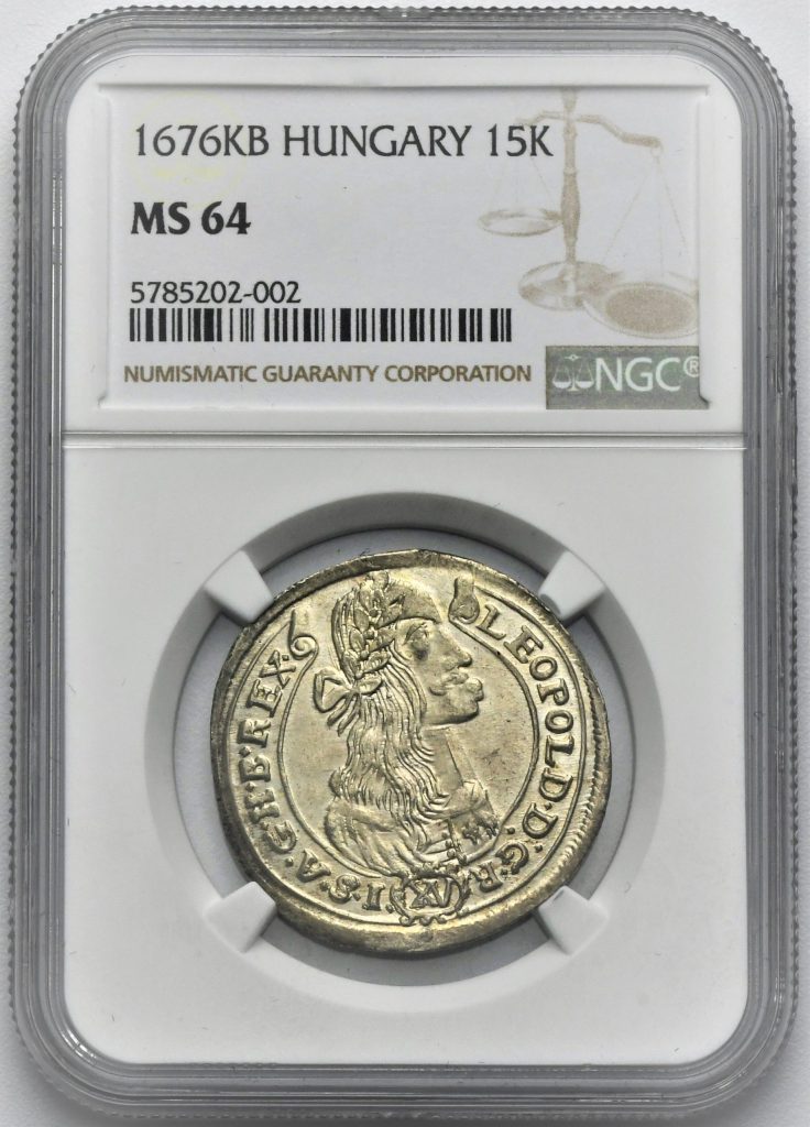 15 Krejcar Leopold I. 1676 KB