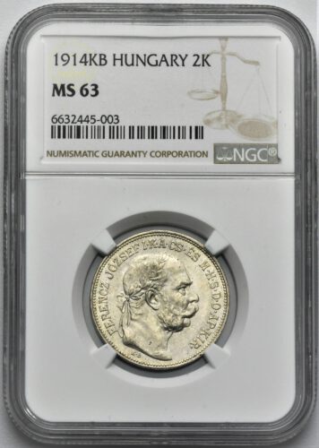 2 Koruna František Josef I. 1914 KB