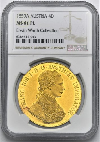 4 Dukát František Josef I. 1859 A