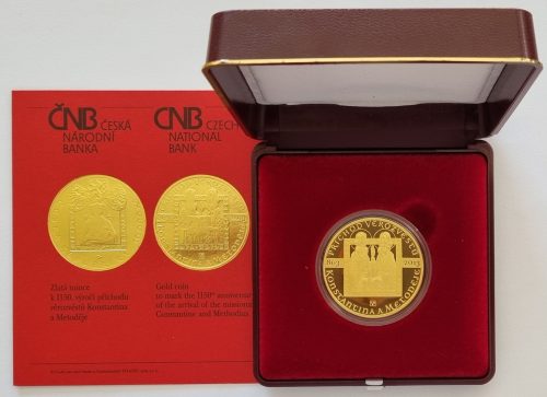 10 000 Kč Příchod věrozvěstů Konstantina a Metoděje
