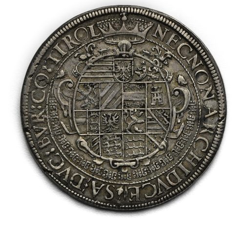 2 Tolar Rudolf II. 1604 Hall without “H” in RVDOLPVS