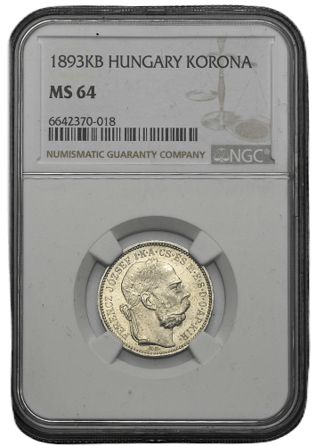1 Koruna František Josef I. 1893 KB