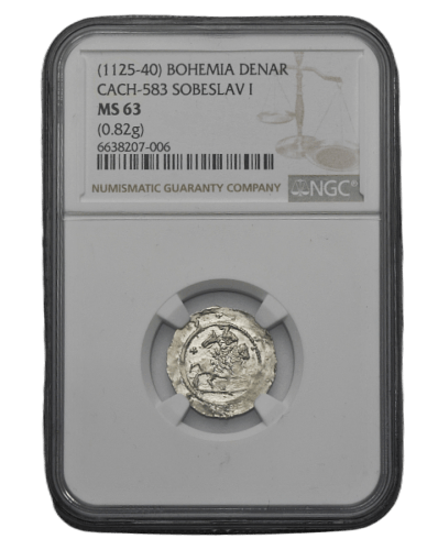 Denár 1125 – 1140 Soběslav I.