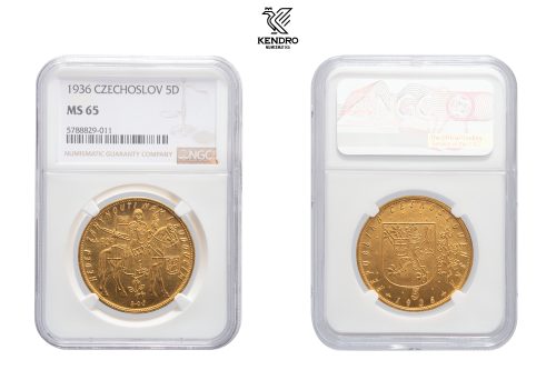 ČSR (1918-1939). Období po 1918. 10 Dukát 1936. Kremnice.