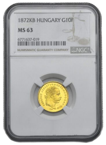 4 Forint František Josef I. 1872 KB