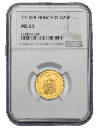 20 Koruna František Josef I. 1913 KB