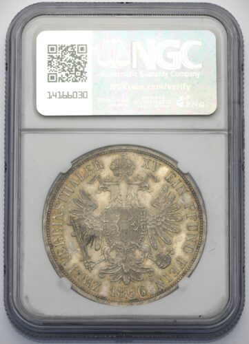Spolkový 2 Tolar František Josef I. 1866 A